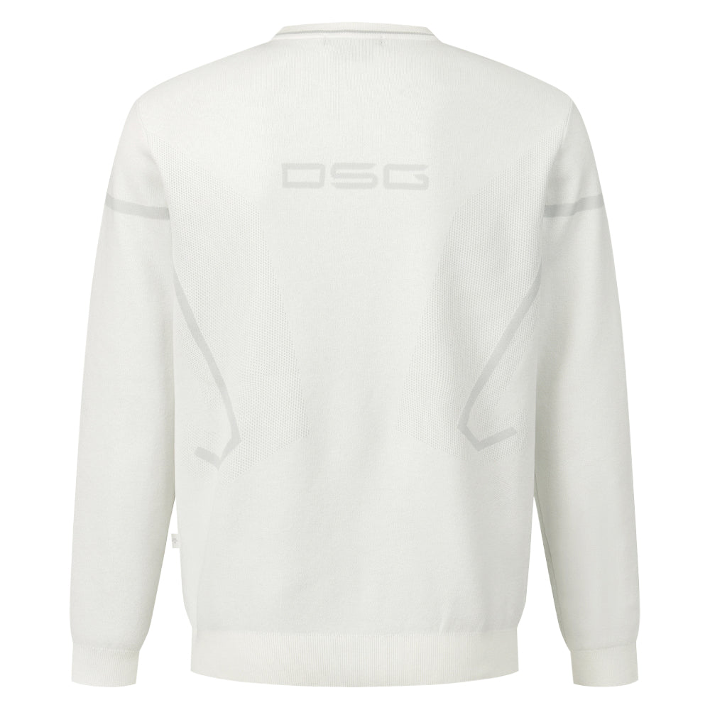 SOLID SINGLE-LAYERED ROUND SWEATER 男士 高爾夫長袖上衣