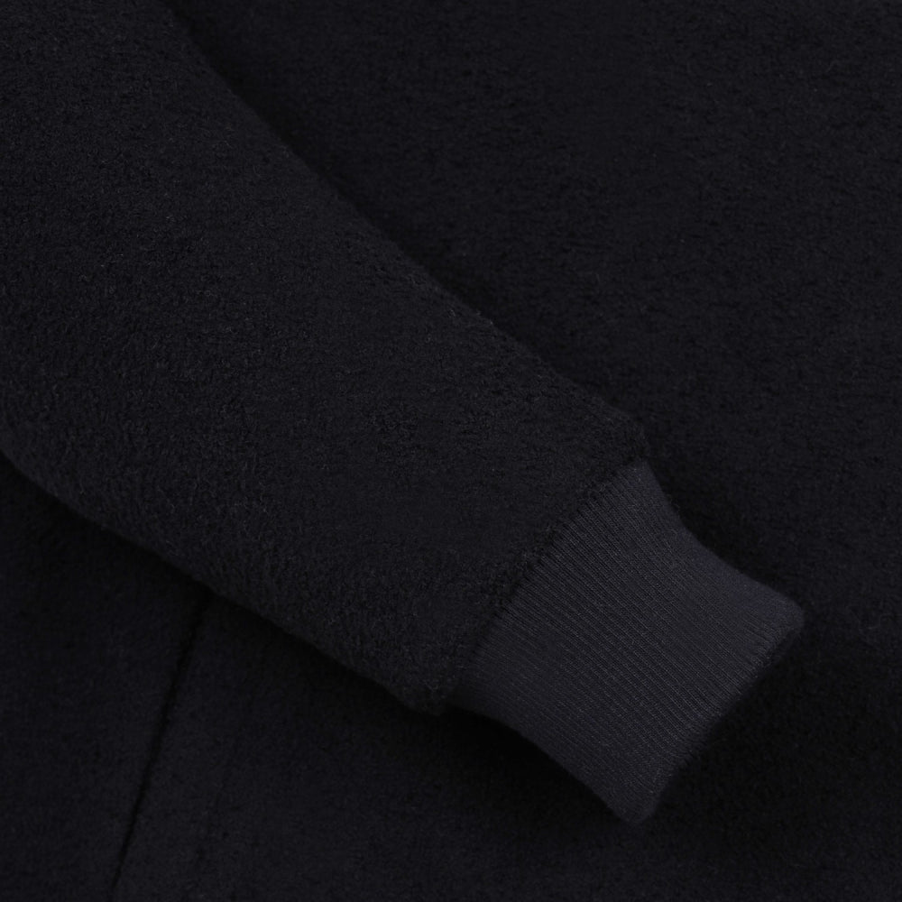 KNIT COLLAR HAIRY SWEATSHIRTS 女士 半開襟長袖上衣