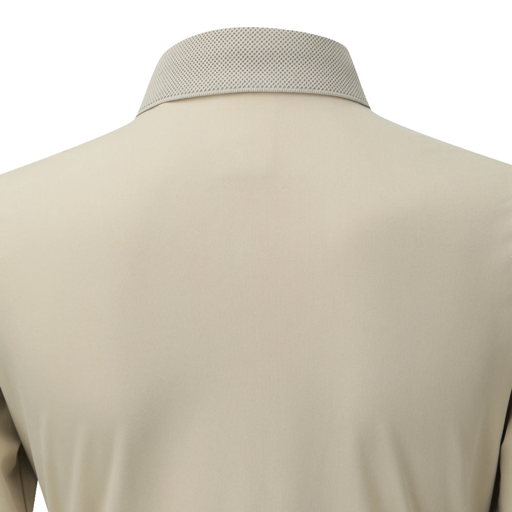 KNIT COLLARED FLEECED T-SHIRT 女士 高爾夫翻領上衣