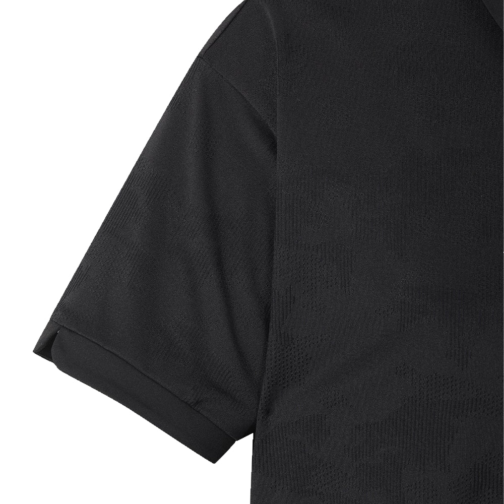 JACQUARD COLLAR 女士 翻領短袖上衣