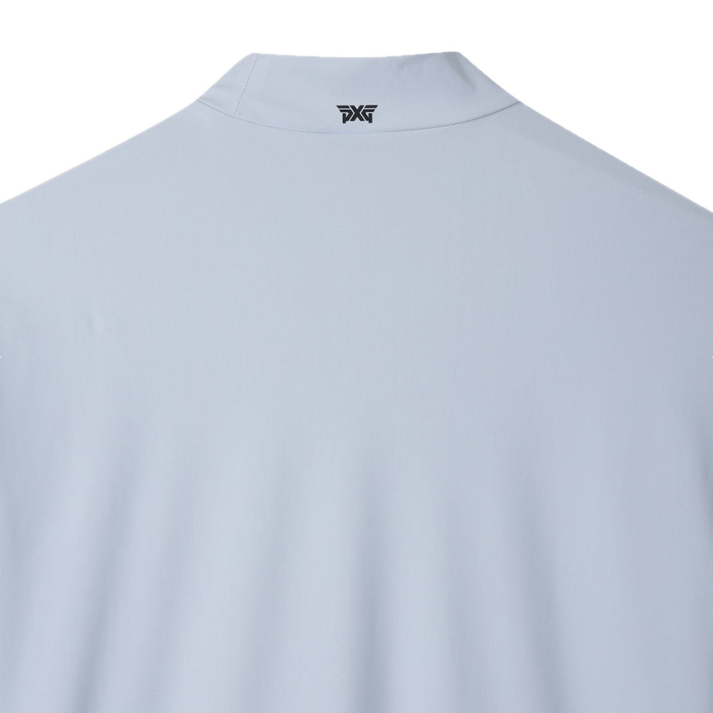 COLOR POINT MOCK NECK 男士 立領短袖上衣
