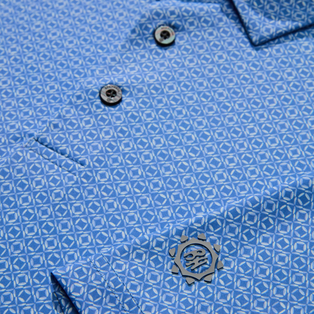 GRADIENT GEO PRINT POLO 男士 高爾夫POLO衫
