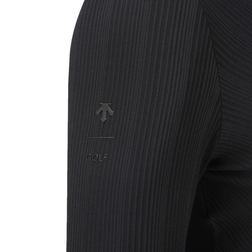 COOLING MIX RIBBED COLLARD T-SHIRT 女士 涼感翻領長袖上衣