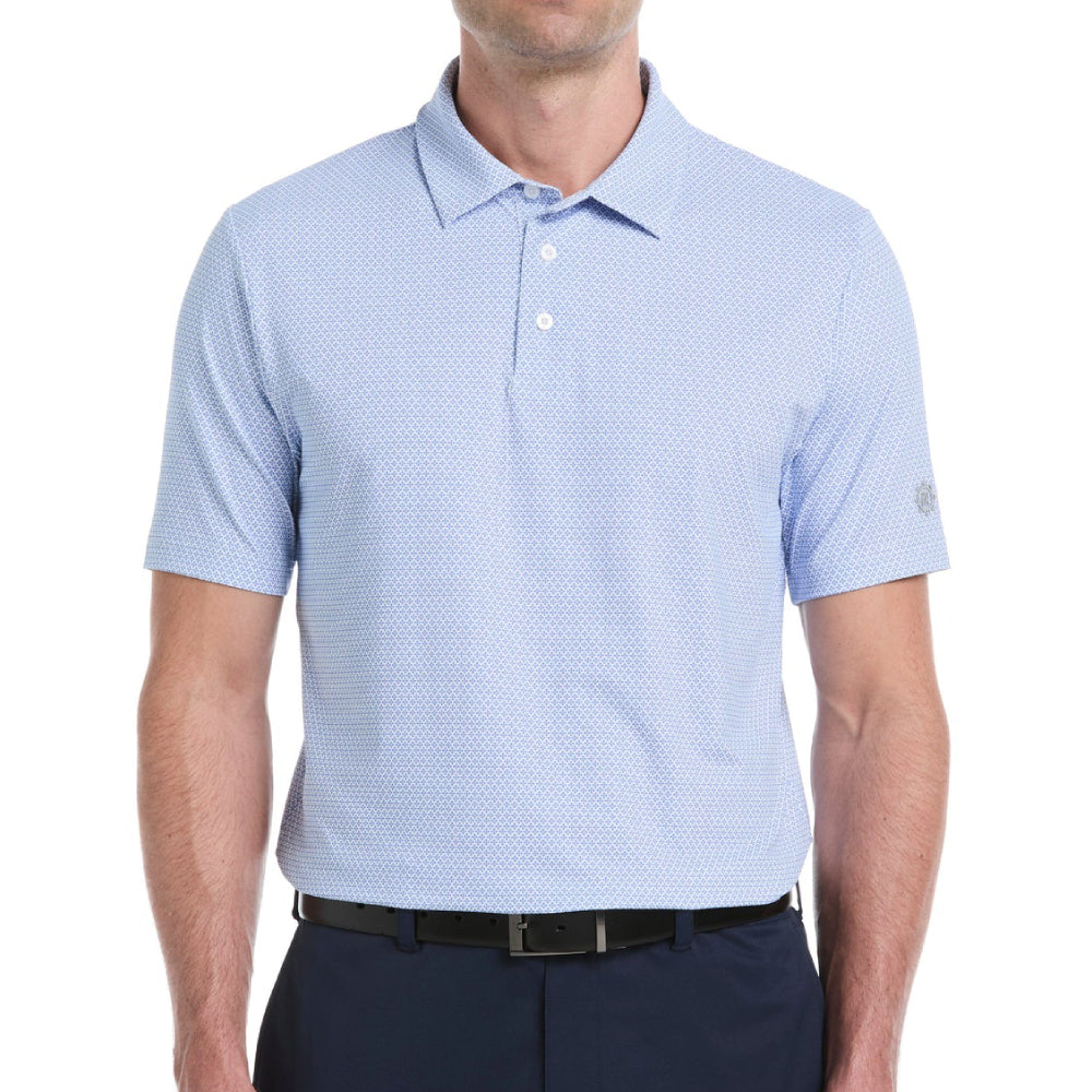 2 COLOR MICRO GEO PRINTED POLO 男士 高爾夫POLO衫