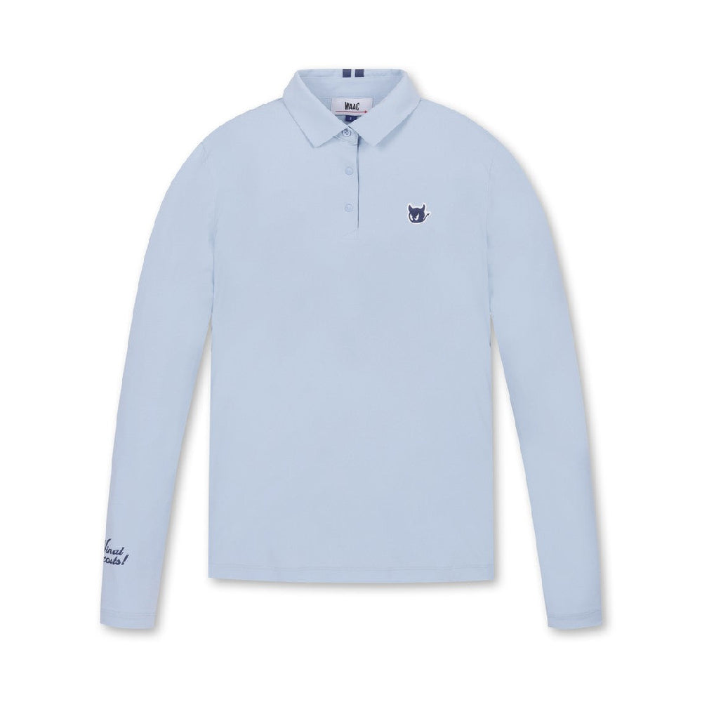 ESSENTIAL COLLAR LONG SLEEVE POLO 女士 高爾夫POLO衫