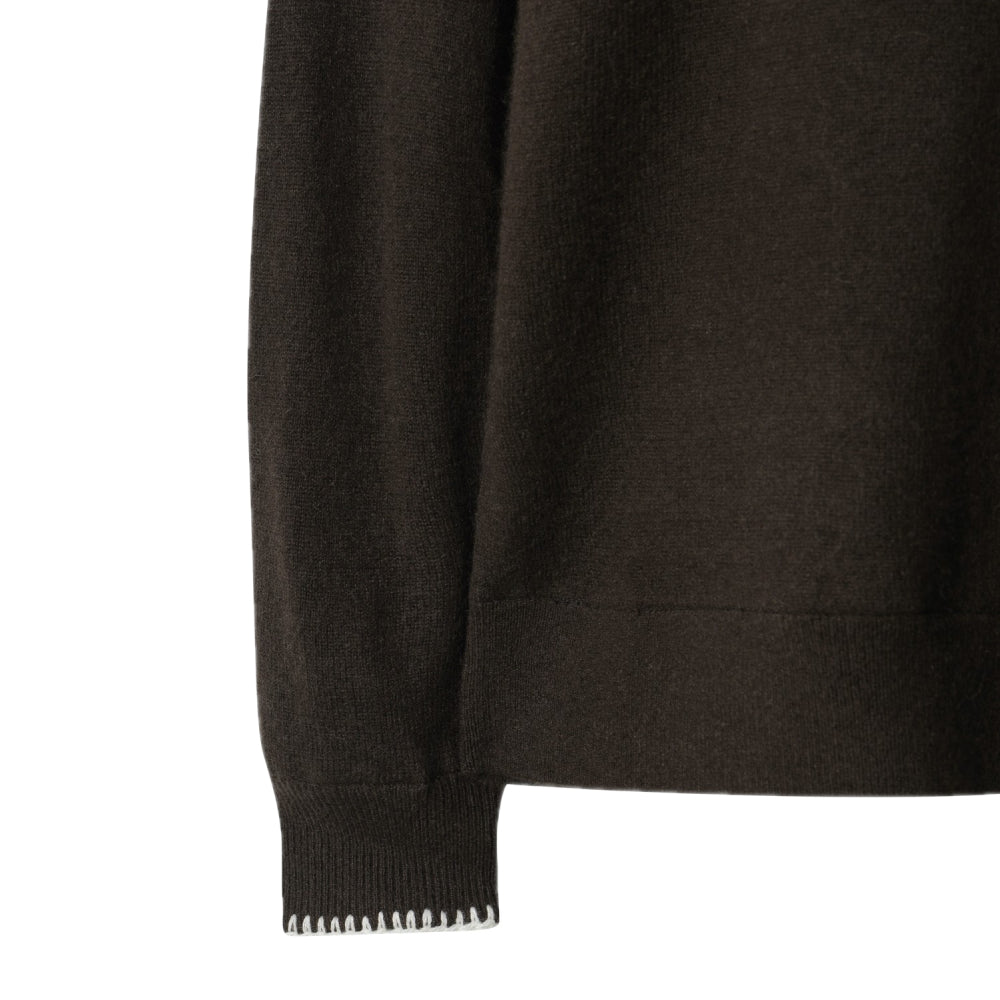 CASHMERE BLENDED CHAIN STITCH SWEATER 女士 長袖上衣