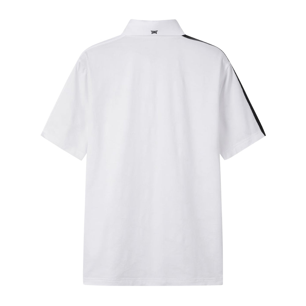 PATTERN COLLAR 男士 翻領短袖上衣