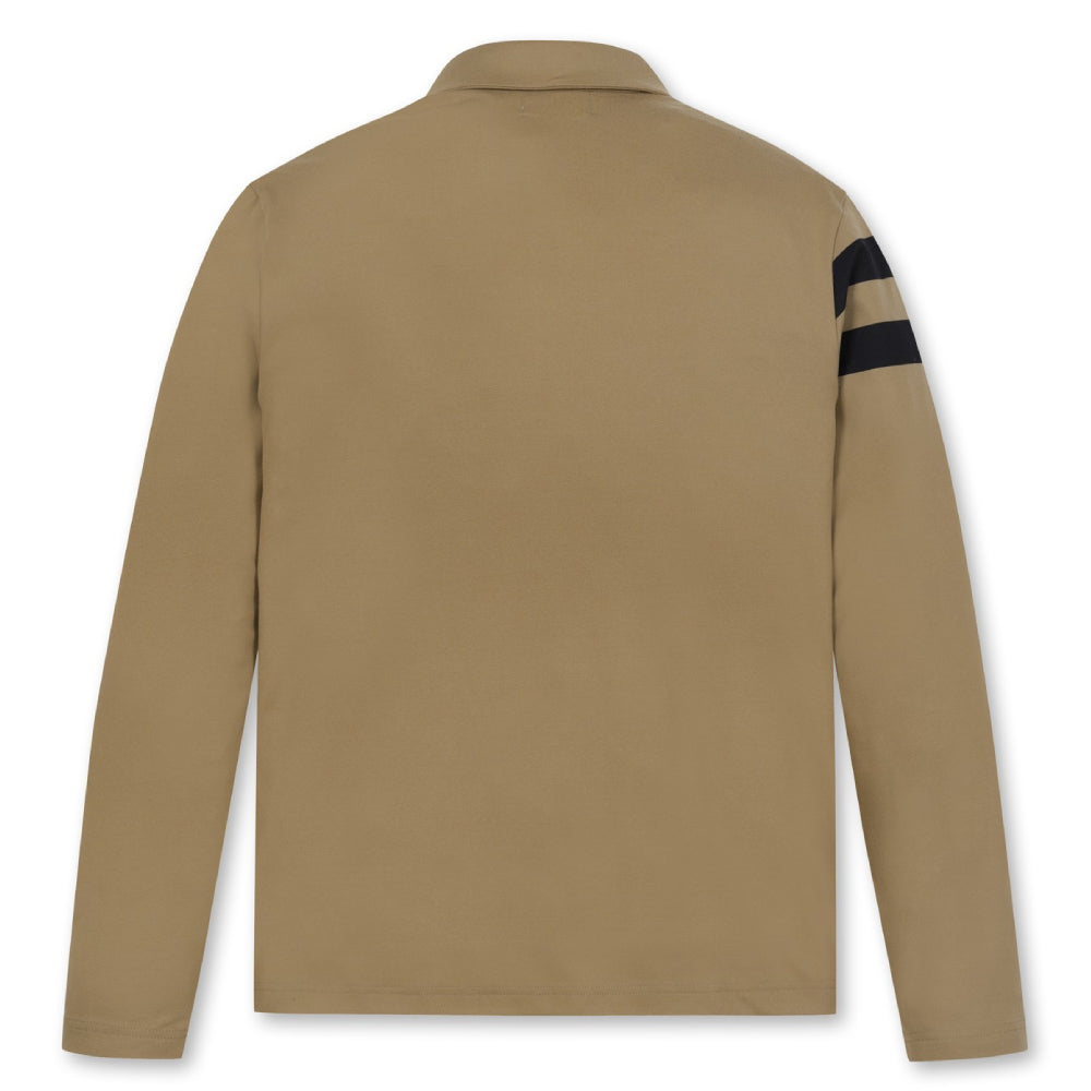 WAACKY STRIPE POINT FLEECE POLO 男士 高爾夫長袖POLO衫