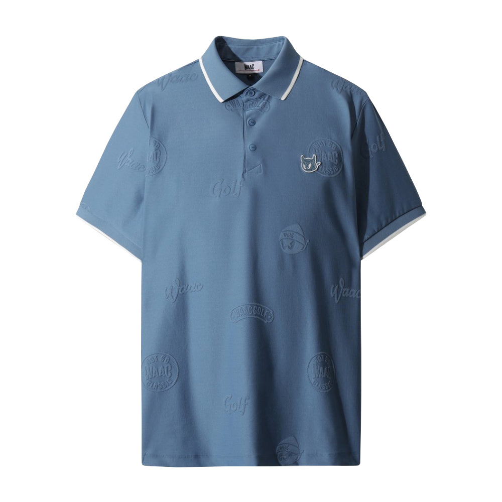 EMBOSSED WAACKY POLO 男士 高爾夫POLO衫