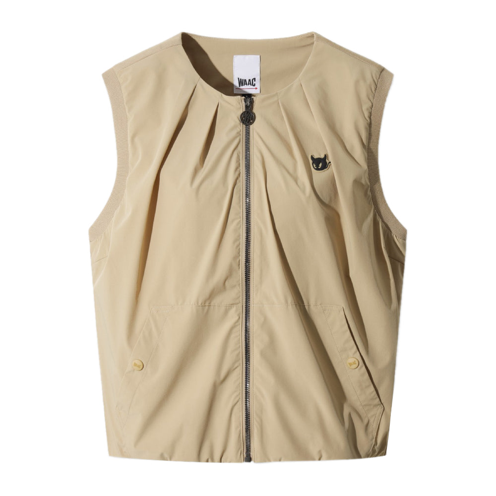 KNIT HYBRID VEST 女士 針織背心外套