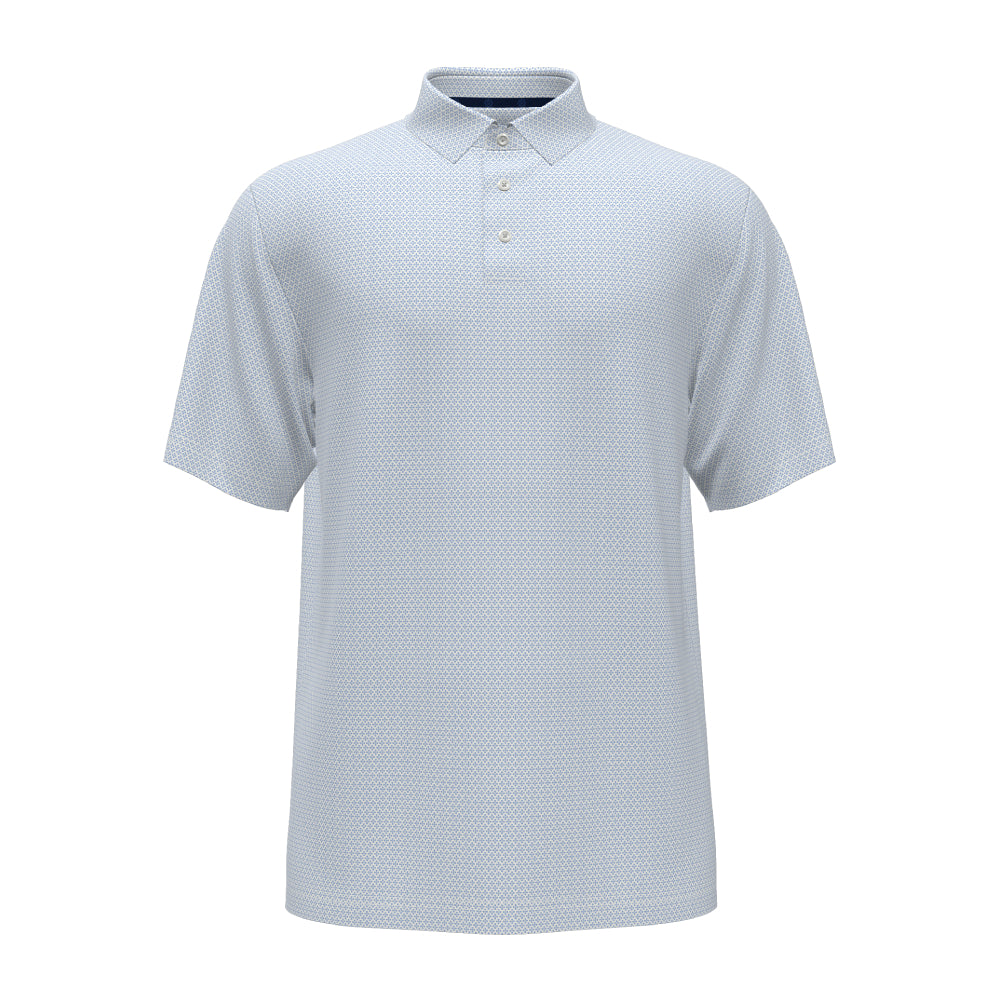 2 COLOR MICRO GEO PRINTED POLO 男士 高爾夫POLO衫
