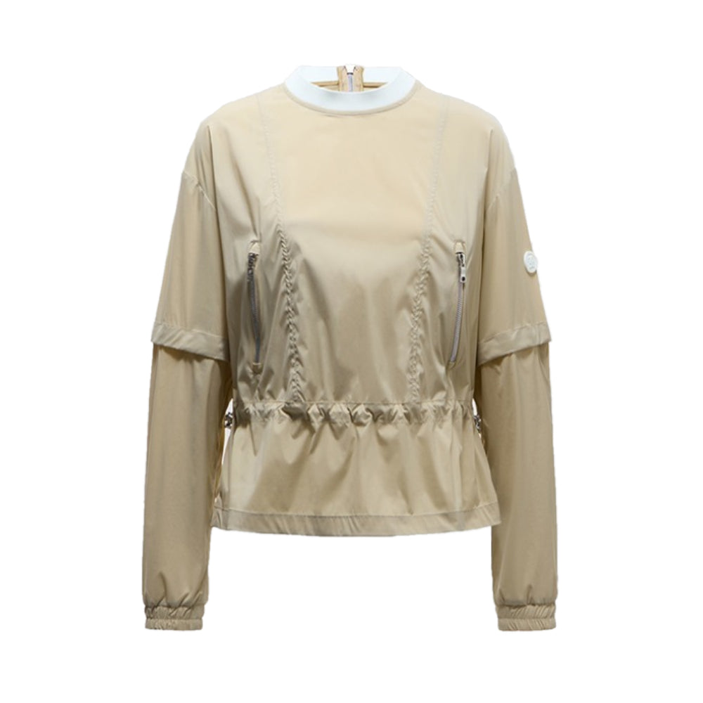 DETACHABLE CREWNECK ANORAK 女士 可拆袖防風上衣