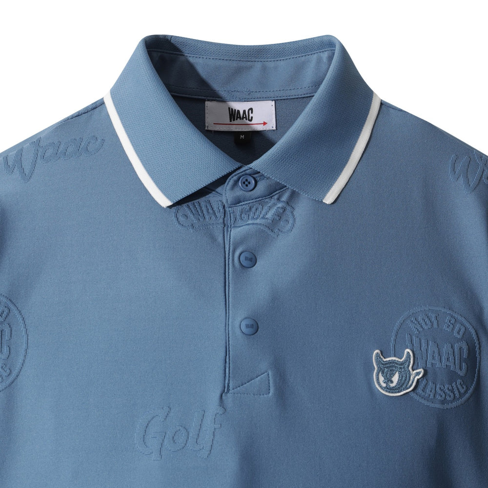 EMBOSSED WAACKY POLO 男士 高爾夫POLO衫