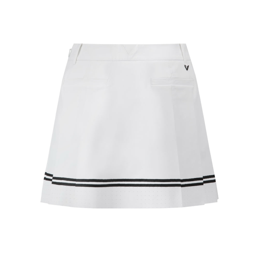 PERFORATION PLEATED SKIRT 女士 百褶褲裙