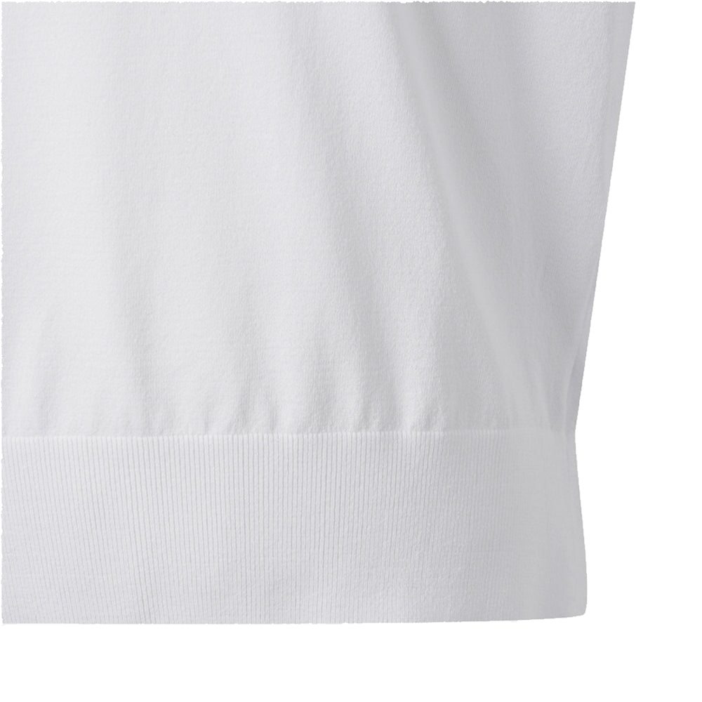 SHORT SLEEVE KNIT 女士 透氣翻領短袖上衣 - ASH GOLF Taiwan