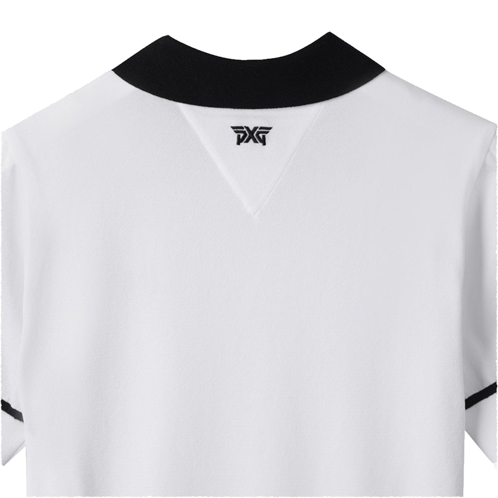 SHORT SLEEVE KNIT 女士 透氣翻領短袖上衣 - ASH GOLF Taiwan