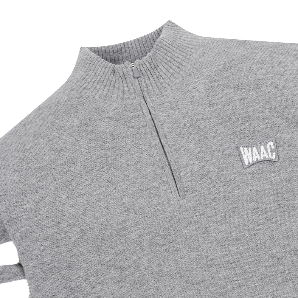 HALF ZIP - UP KNIT PULLOVER 男士 半開襟拉鍊長袖上衣 - ASH GOLF Taiwan
