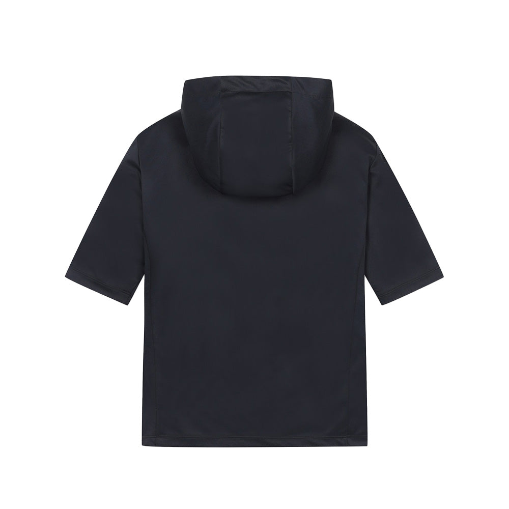 LOGO COLOR-BLOCKED HOODIE 女士 拼色短袖連帽衫