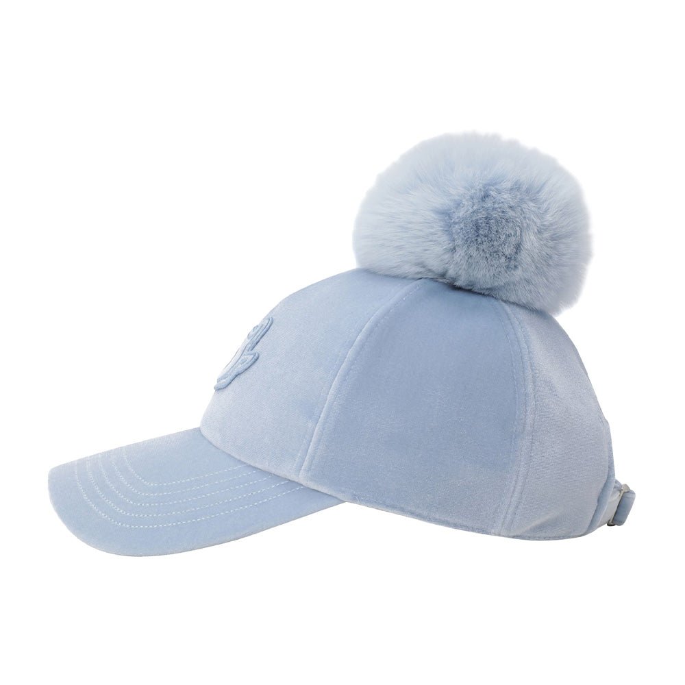 VELVET POMPOM CAP 女士 絨球高爾夫球帽 - ASH GOLF Taiwan