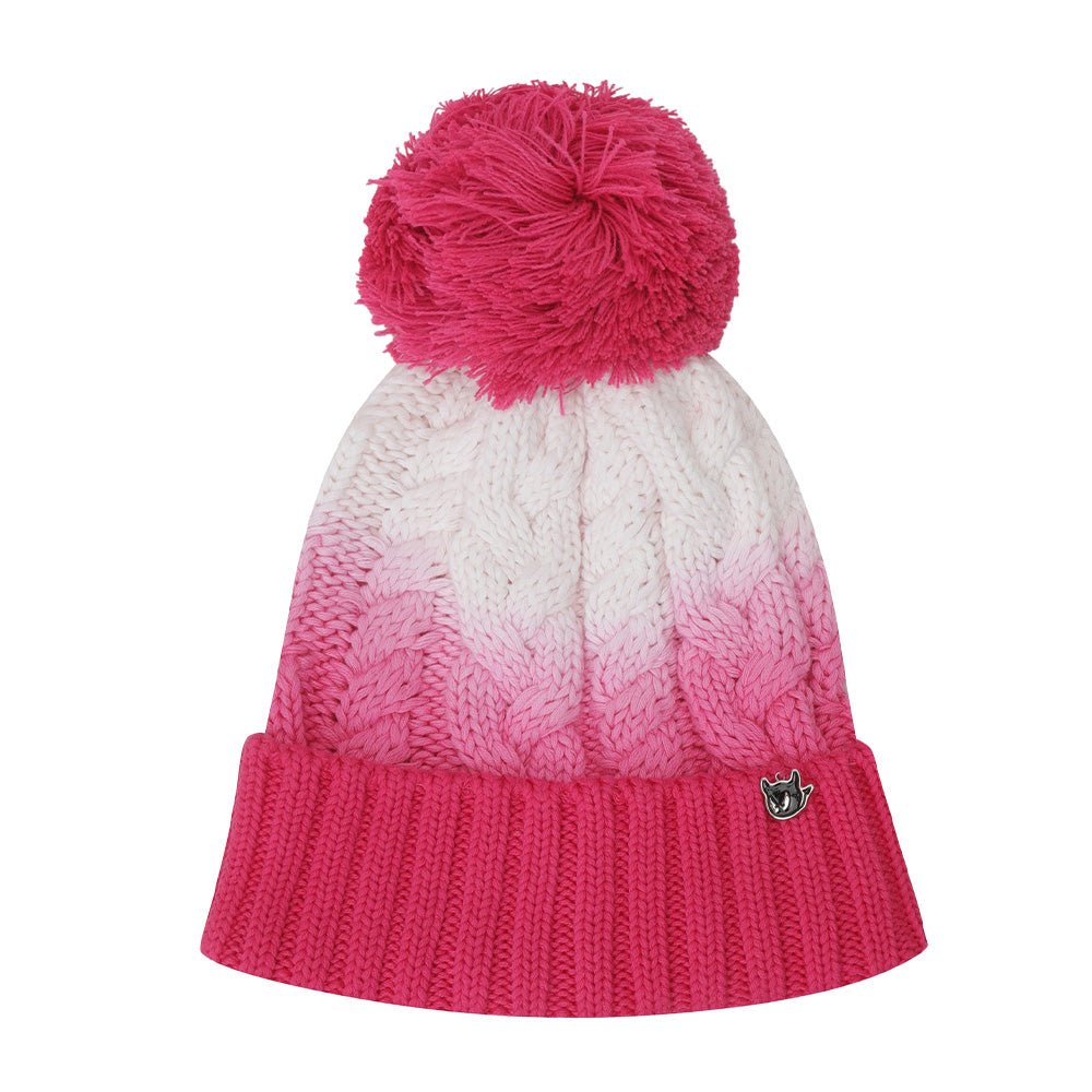 POMPOM BEANIE 女士 絨球針織帽 - ASH GOLF Taiwan