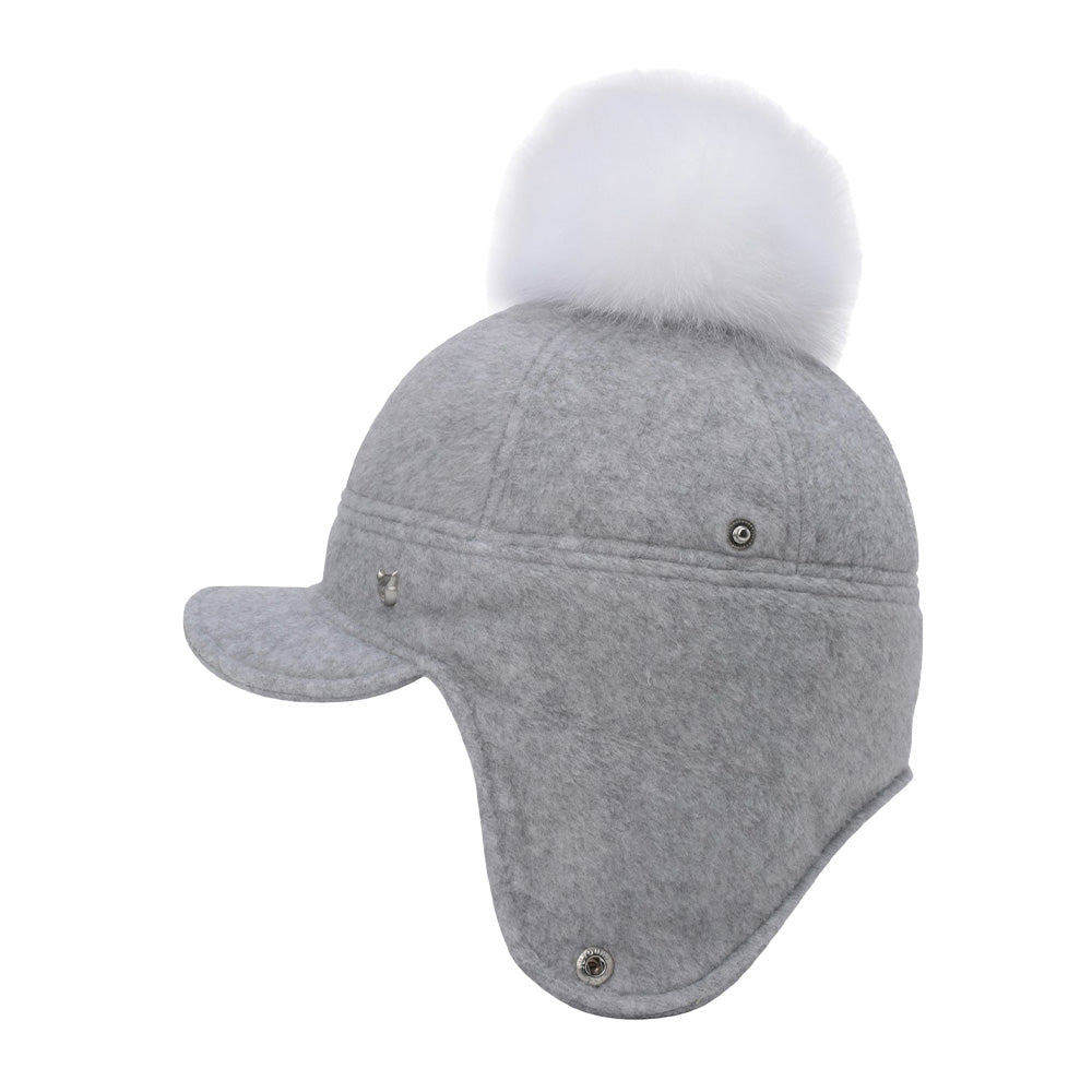 POMPOM KNIT HAT 女士 絨球飛行帽