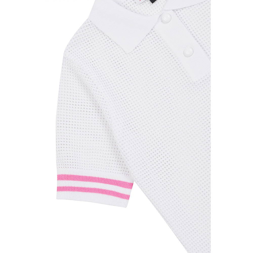 MESH POLO SS SWEATER 女士 短袖POLO衫