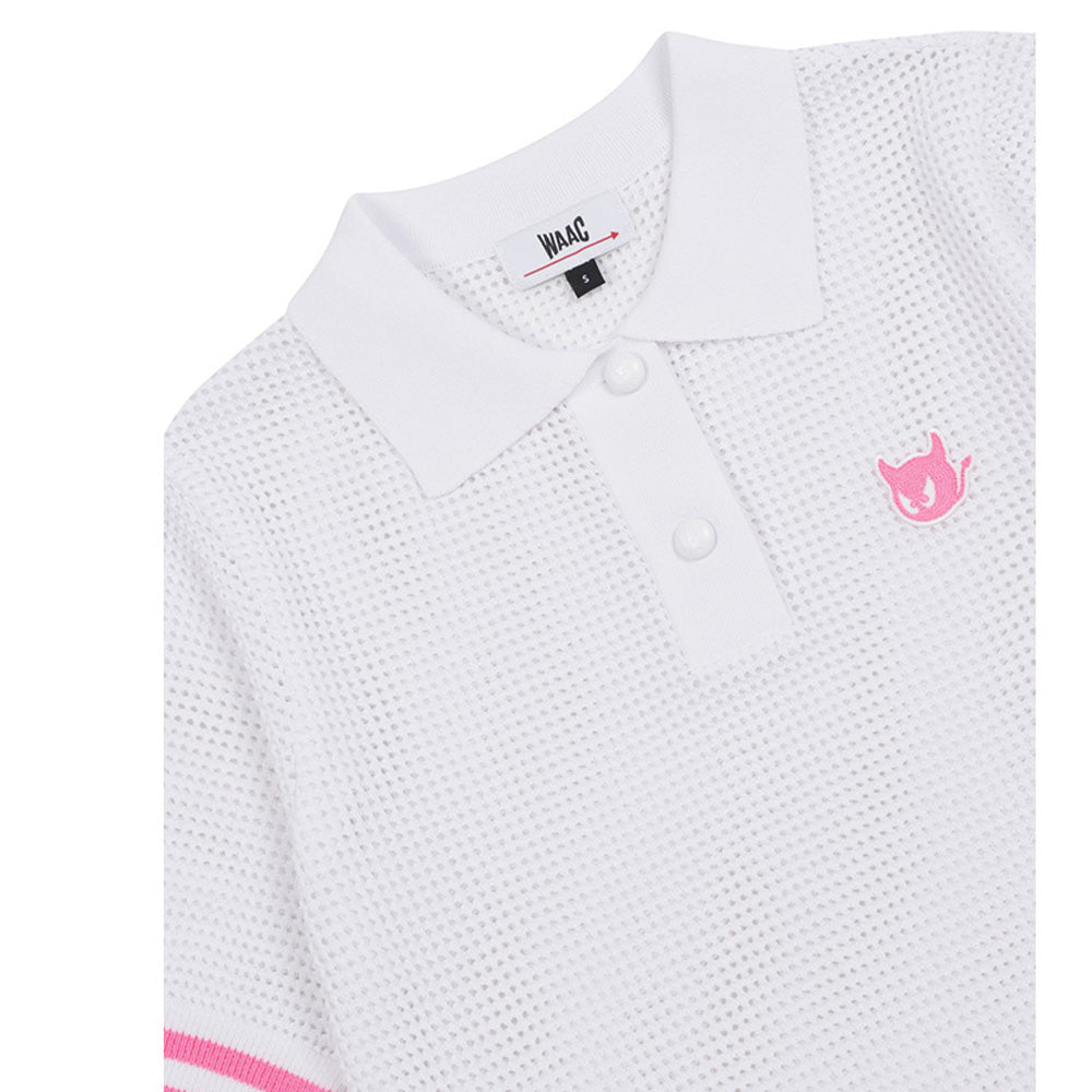 MESH POLO SS SWEATER 女士 短袖POLO衫