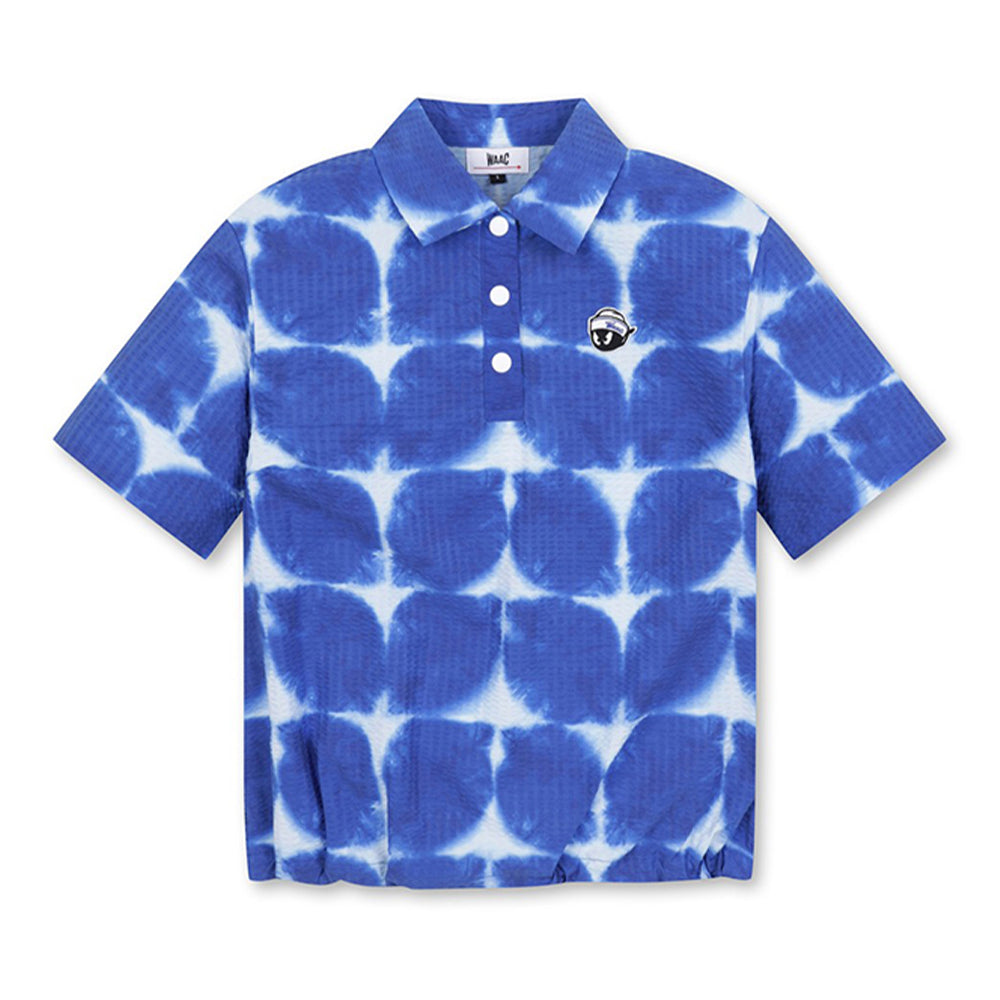 SEERSUCKER LEMON PRINT SS POLO 女士 印花POLO衫
