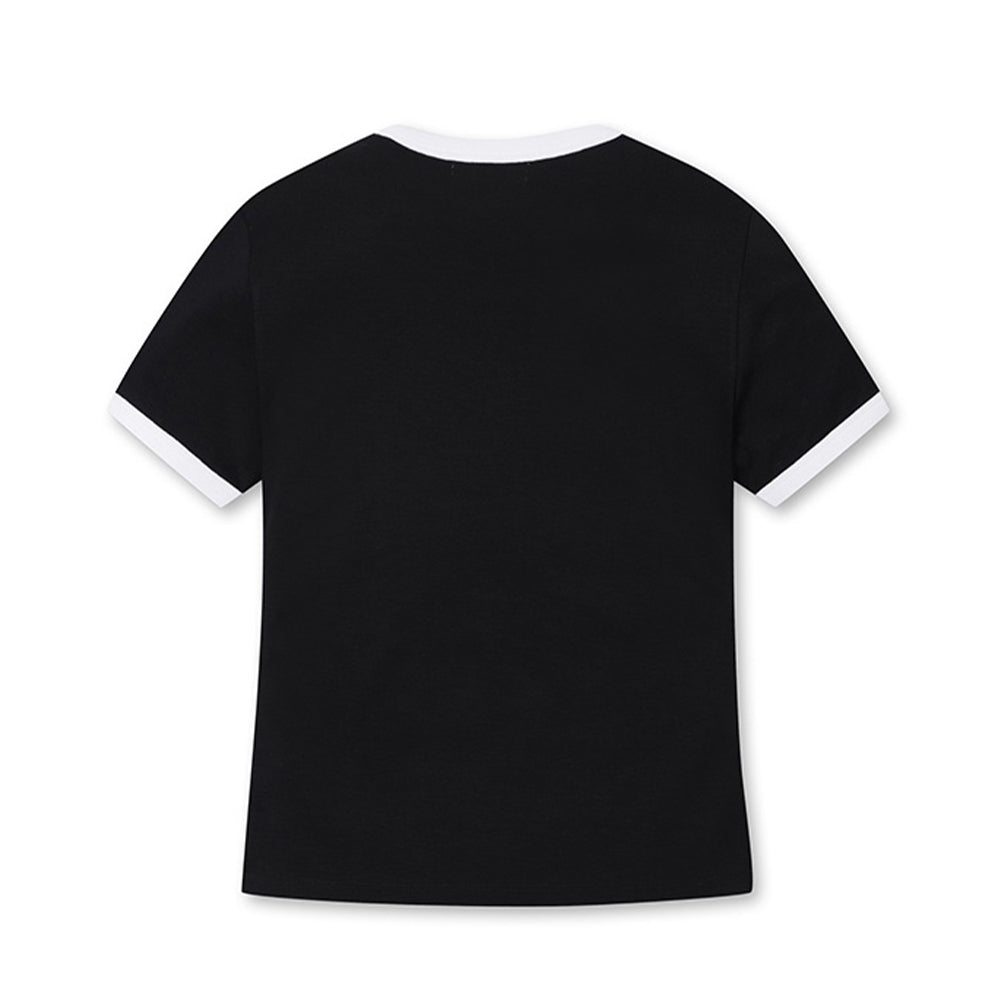 WOMEN WAAC LOGO CREWNECK TOP 女士 配色短袖上衣