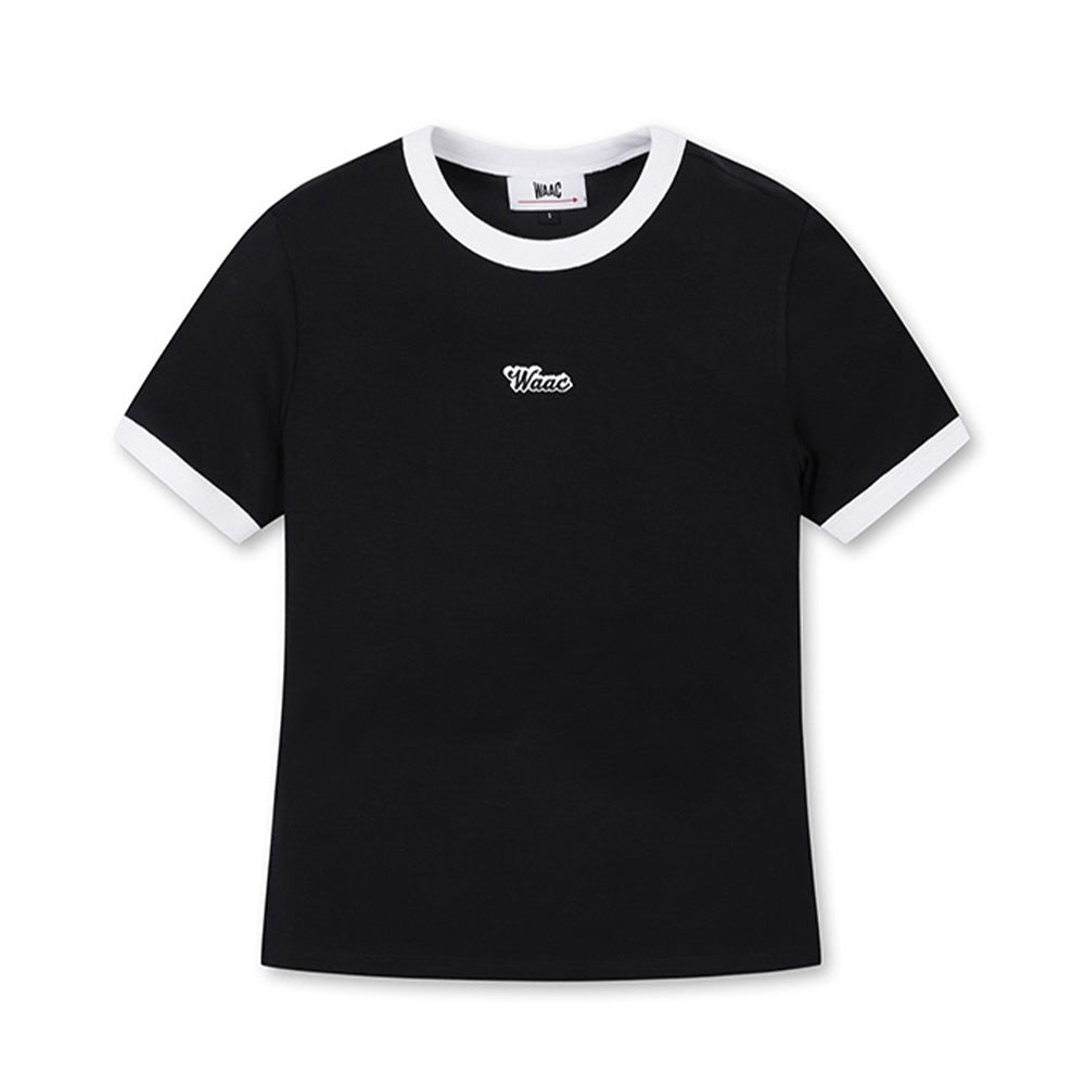 WOMEN WAAC LOGO CREWNECK TOP 女士 配色短袖上衣