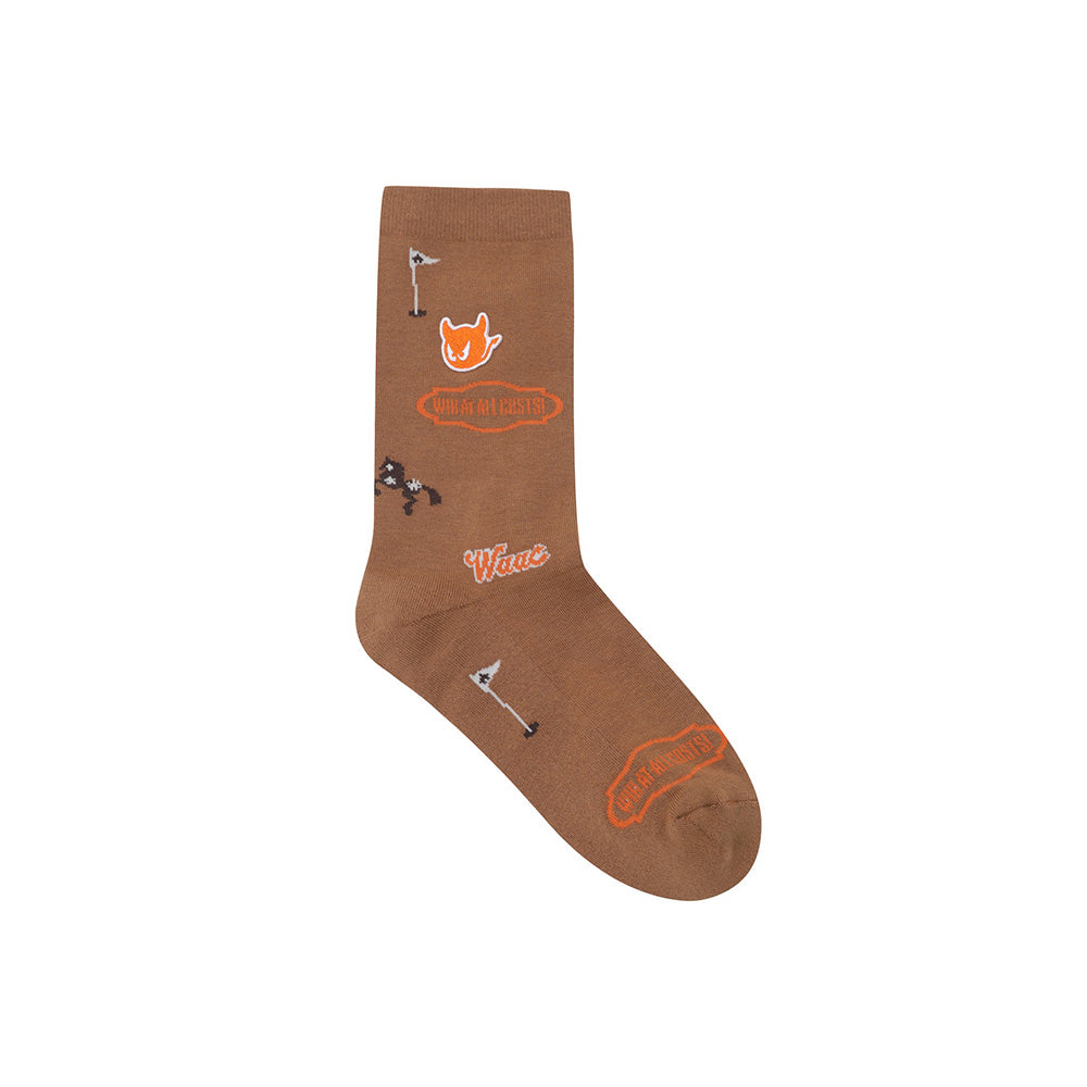 PATTERN SOCKS 女士 圖案中長襪