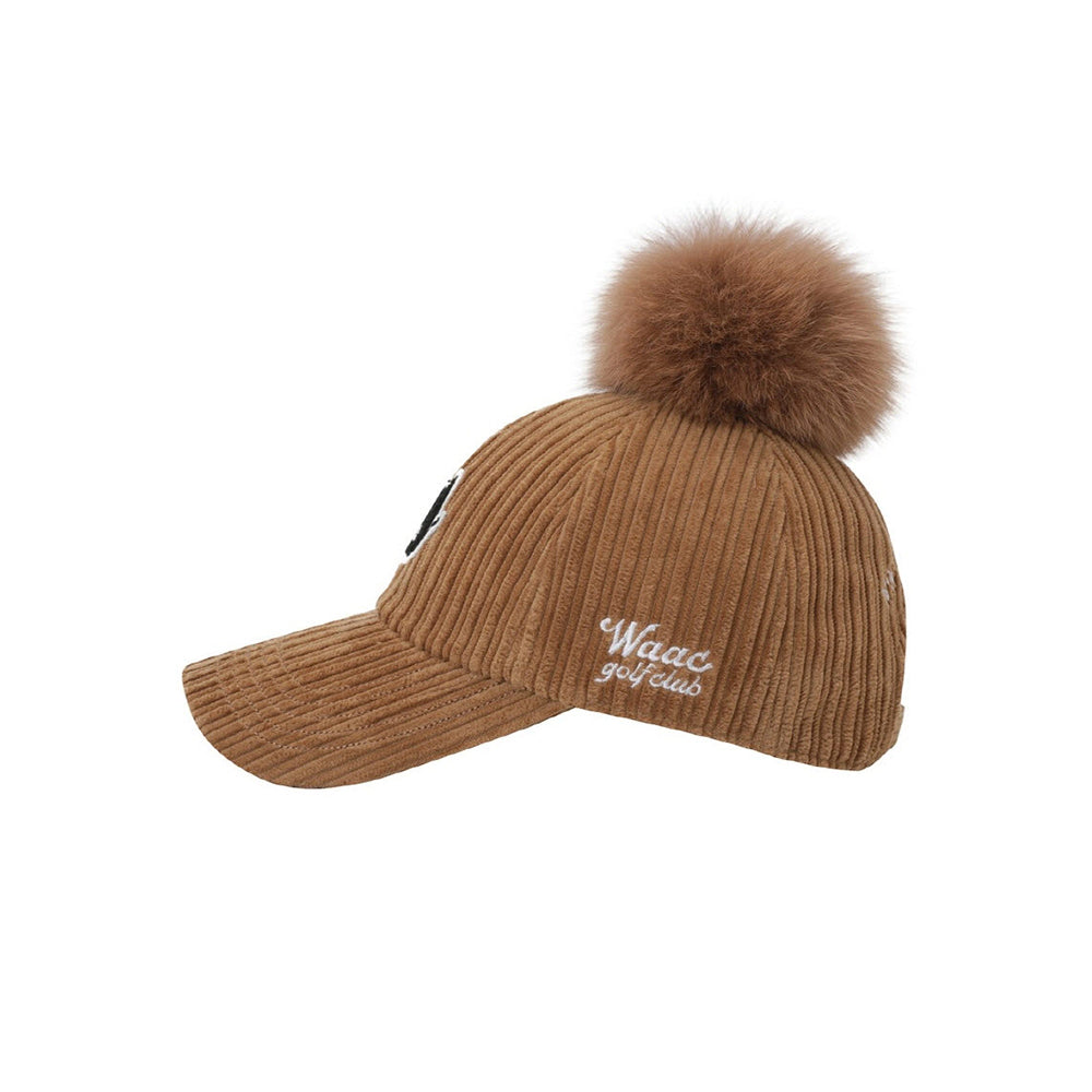 女士 WAACKY毛球高爾夫球帽