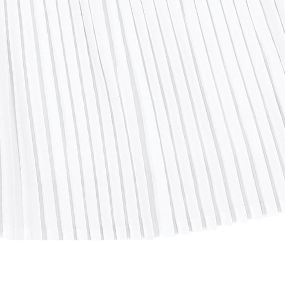 SOLID PLEATED 女士 A字百褶拼接短裙
