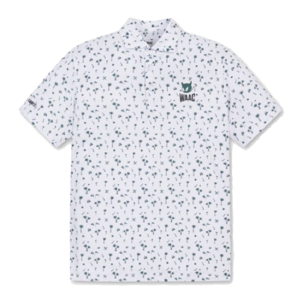 ALLOVER MOTIF POLO 男士 印花短袖POLO衫 - ASH GOLF Taiwan