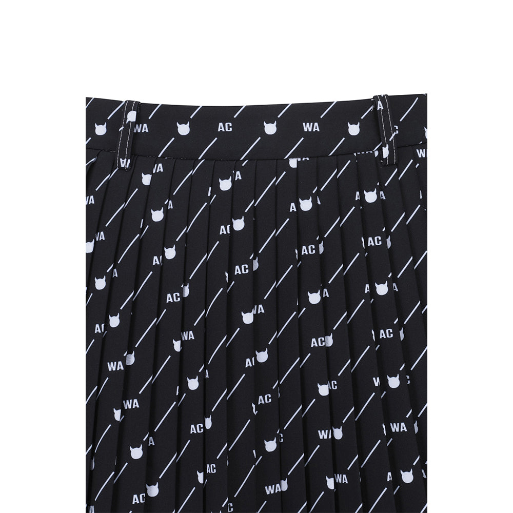 PATTERN PLEATS SKORT 女士 印花百褶短褲裙