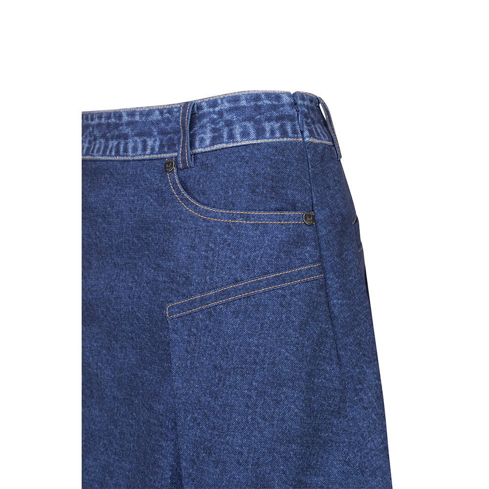 DENIM-LIKE SKORT 女士 牛仔短褲裙