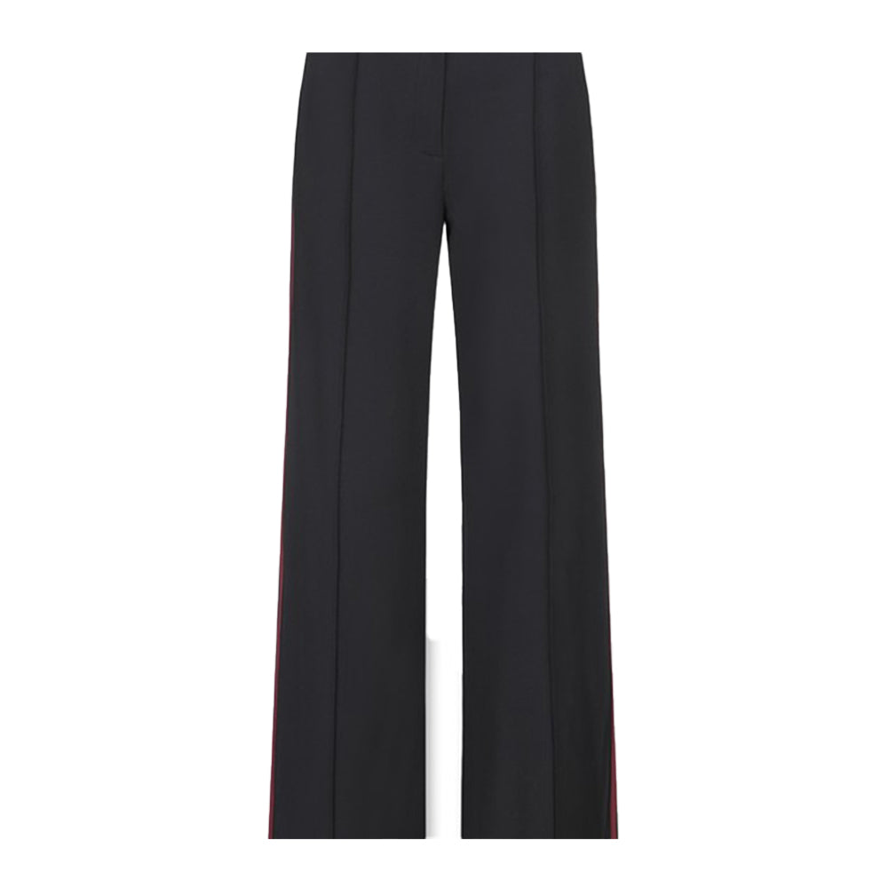 COLOR BLOCK WIDE BOOT CUT PANTS 女士 休閒長褲