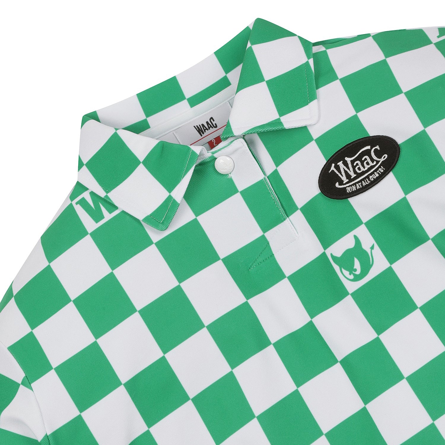 女士 格紋短袖POLO衫