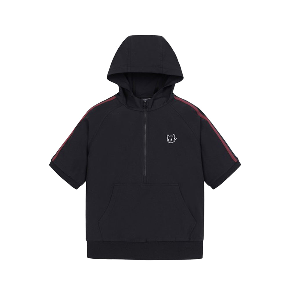 WAACKY HALF ZIP HOODIE 女士 半拉鍊短袖連帽上衣