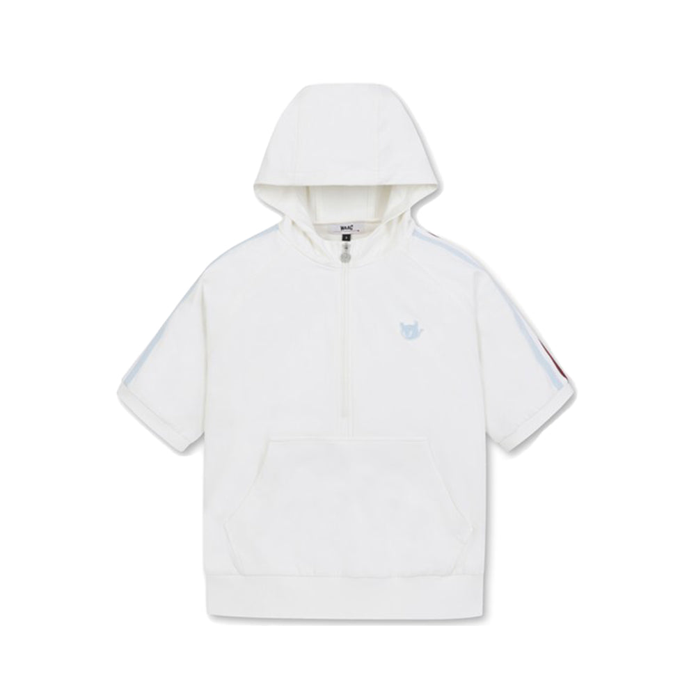 WAACKY HALF ZIP HOODIE 女士 半拉鍊短袖連帽上衣