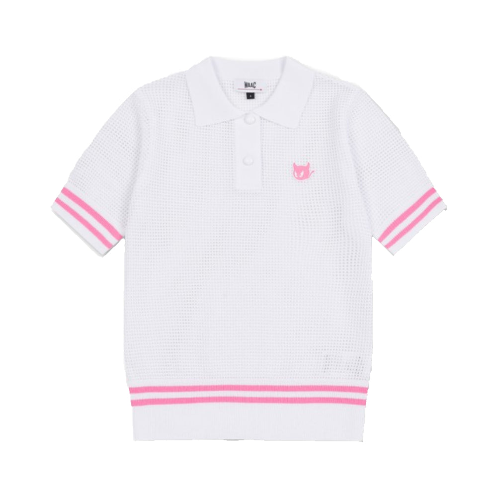 MESH POLO SS SWEATER 女士 短袖POLO衫