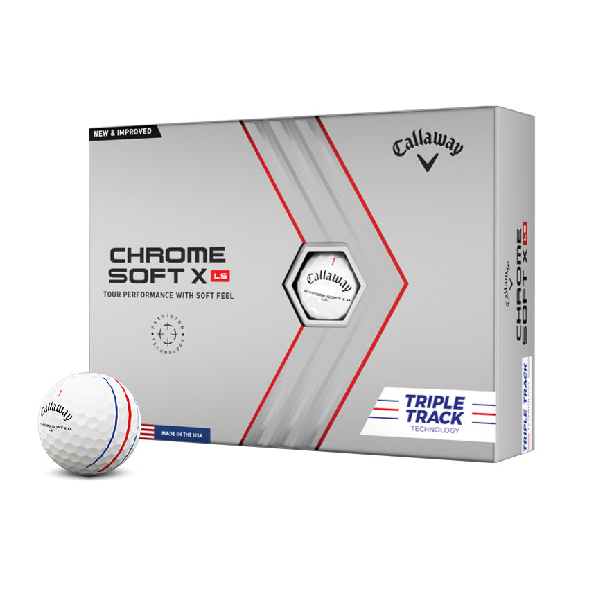 CHROME SOFT X LS 22 TRIPLE TRACK 四層高爾夫球