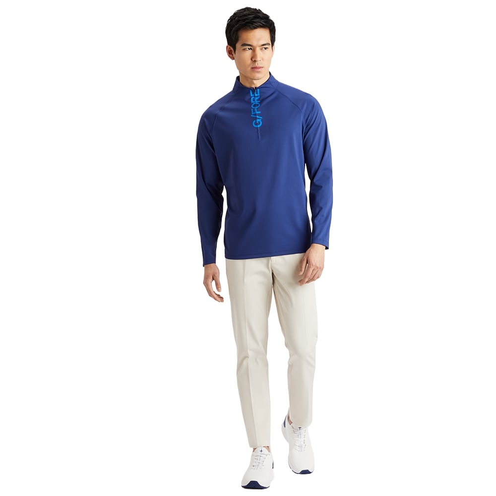 G/FORE MID Men's Zip Long Sleeve Top