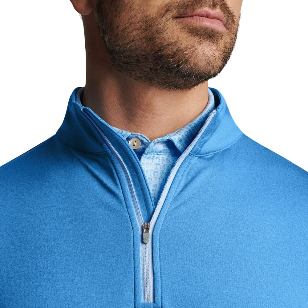 PERTH MELANGE PERFORMANCE QUARTER-ZIP 男士 長袖拉鏈上衣