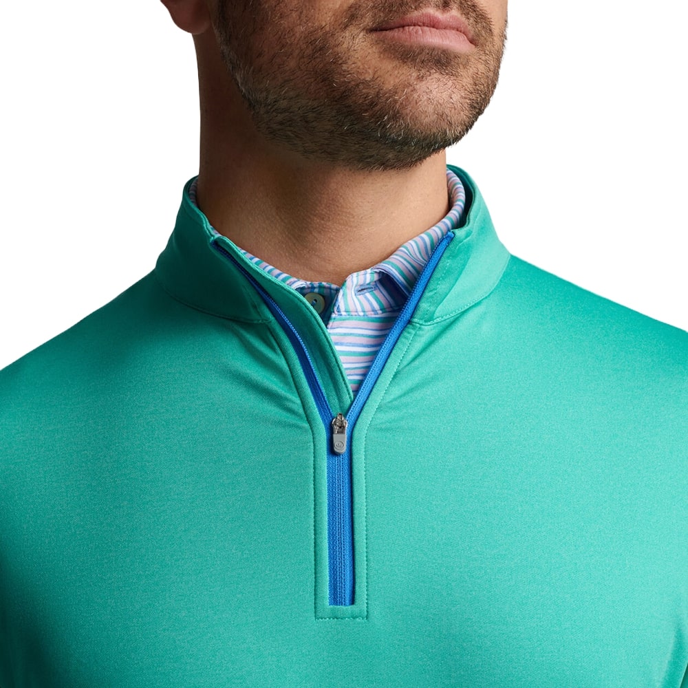 PERTH MELANGE PERFORMANCE QUARTER-ZIP 男士 長袖拉鏈上衣